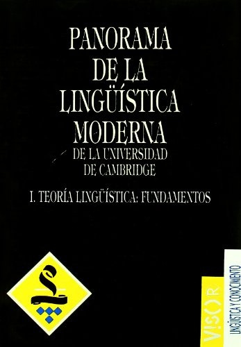 T. I Panorama De La Linguistica Moderna - Frederick J. (comp