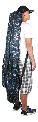 Bolsa De Pesca Macia Dobrável, Camuflagem Verde Militar, Doi