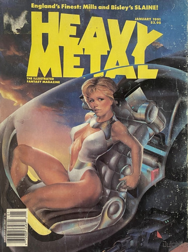 Heavy Metal, Famoso Comic Fantasía, 1991, En Inglés, Ex06