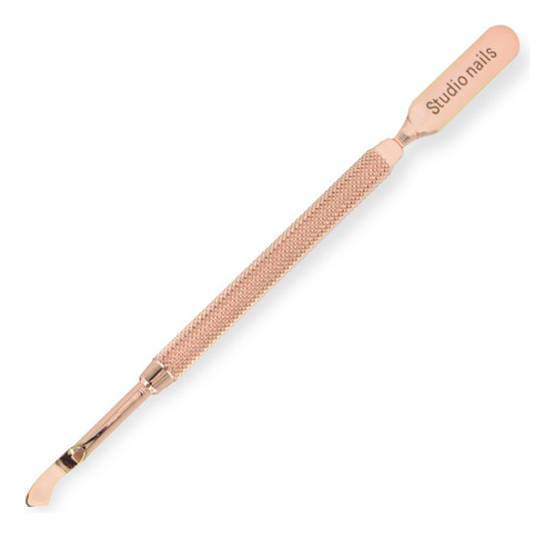 Repujador De Cutícula Studio Nails Desconocido De Acero Inoxidable Color Rose Gold