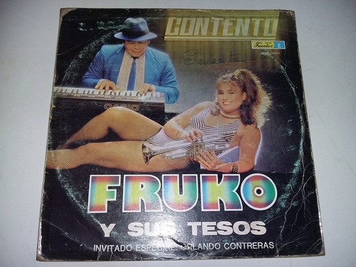 Lp Vinilo Disco Acetato Vinyl Fruko Contento Salsa