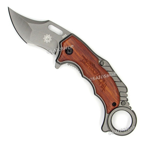Faca Karambit Cs Go Hawk -combate Tática -afiado X62