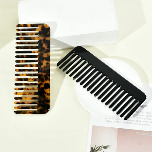 Fsmiling Peine Para Desenredar El Cabello Peine De Dientes A