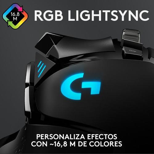 Mouse Gamer Usb Logitech G502 Hero 25.600 Dpi Color Negro