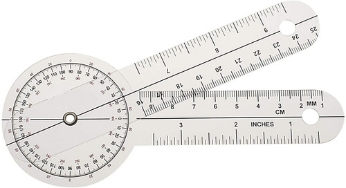 Herramienta Para Medir Ángulo Goniometro 25cm 360°