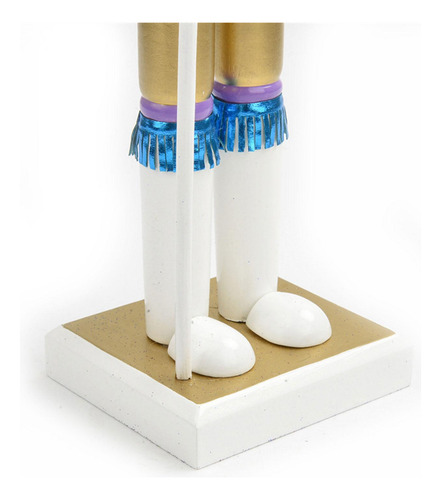 2 Uds. Cascanueces De Madera Para Navidad, Adorno De Violeta