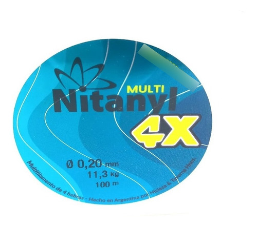 Multifilamento Nitanyl 4x Varias Medidas Caja X 600mts Pesca