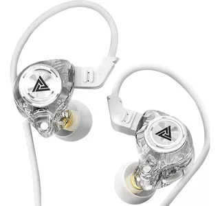 Audífonos In-ear Blanco Transparente,con Micrófono