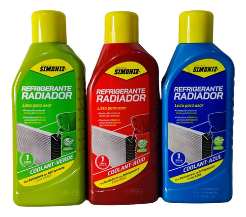 Liquido Aditivo Refrigerante Radiador Oxido Corrosión Simoni