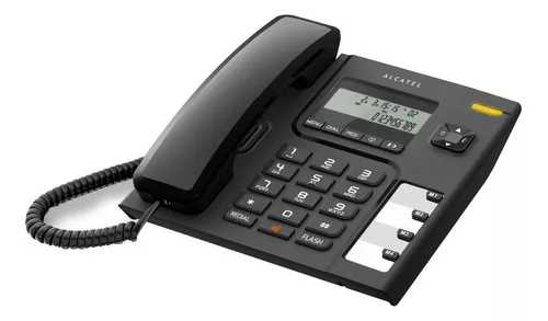 ALCATEL TELEFONOS FIJOS INALAMBRICOS DUO D610 NEGRO