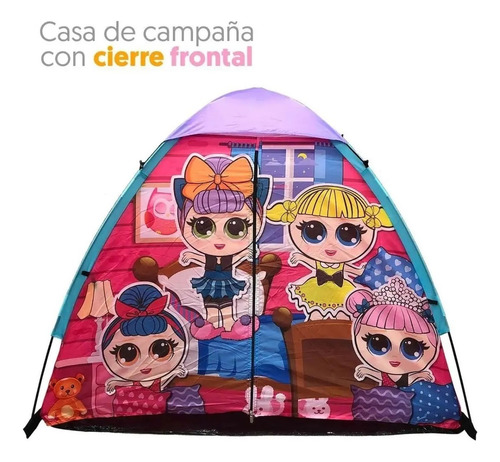 Casa De Campaña Infantil Niñas Mejores Amigas 5 Pzas En Caja (Usado)