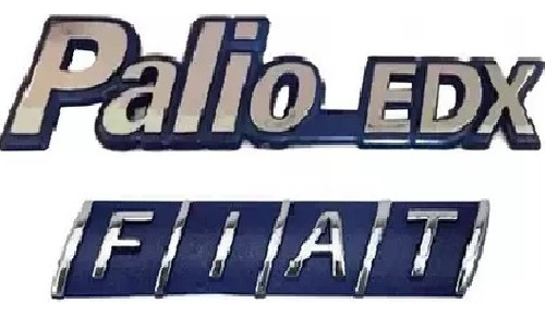 Kit Emblemas Palio Edx + Mala Fiat 96 97 98 99