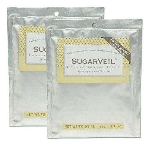 Sugarveil® Glaseado De Repostería De 3.4 Oz (paquete De 2)