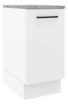 Comprar Gabinete Bajo Cocina Madesa Agata 40cm 1 Puerta Color Blanco