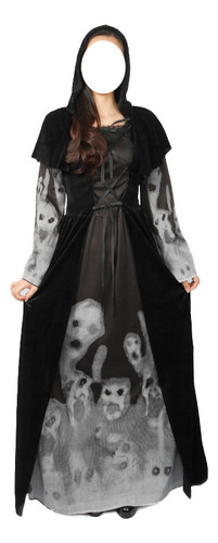 Casual Vestido De La Muerte De Las Mujeres De Halloween