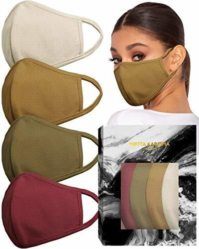 Stretch Sculpt In Earth Tones Face Masks By Karizma Fabric F