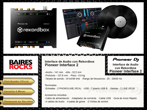 Imagen 2 de 10 de Interfaz De Audio Con Rekordbox Dj Y Dvs Pioneer Cuotas