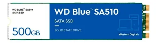 Unidad Estado Solido Ssd Wd Blue Sa510 500gb Sata M.2 2280