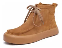 Comprar Botines Casuales Cuero Zapatos Para Hombre Cosidos Mano