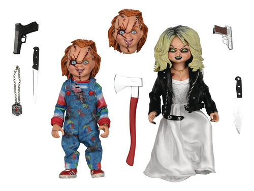 Bride Of Chucky Tiffany & Chucky - Figura De Accin De 7.9in,