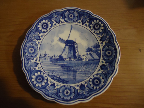 Plato Delft 24 Cm Molino.c20