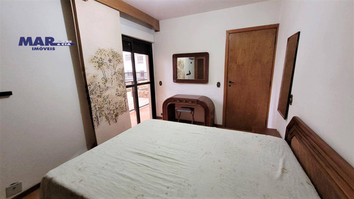 Imagem 6 de 13 de Apartamento À Venda No Guarujá, Na Praia Das Pitangueiras, Próximo Da Praia, 100 Metros De Área Útil, Sacada E 02 Vagas De Garagem - Ap11265