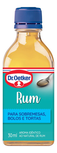 Essência De Rum P/ Sobremesas, Bolos E Tortas Dr Oetker 30ml