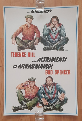 Juntos Son Dinamita Poster+dvd Terrence Hill Bud Spencer Ita