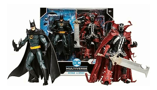 Mcfarlane 2 Pack Figuras 7  Batman & Spawn (dc Collector)