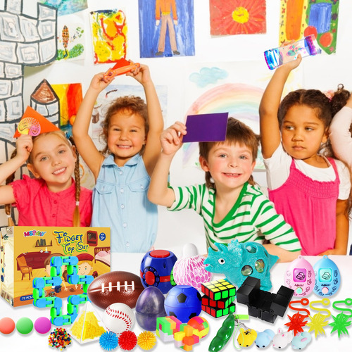 Juguetes Variados Resistentes Al Estrés Sensorial 72pcs