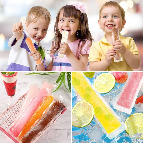 50pcs Desechable Popsicle Mold Bag Moldes Para Cubitos De