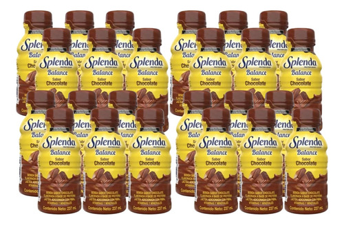 Splenda Balance Bebida Con Proteína Sabor Chocolate 24 Pzs