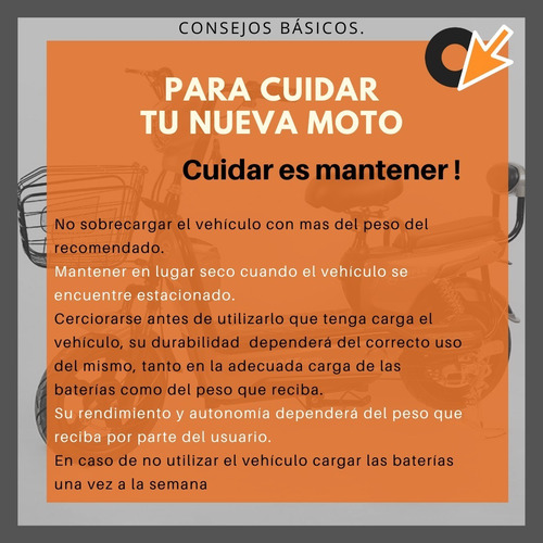 Imagen 5 de 8 de Moto Eléctrica E-bike A Batería Recargable Scooter Crazy Fit