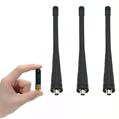 3 X Antena 9cm De Portátil Baofeng Bf-888s + Regalo Antena