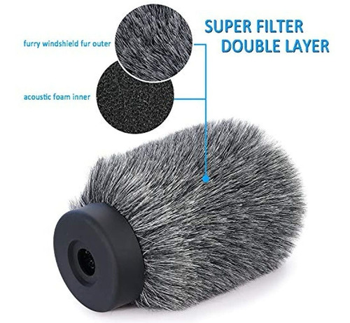 Ntg Furry Microphone Wind Shield - Parabrisas / Windmuff Par