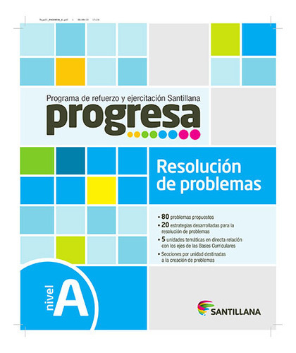 Progresa Res. De Problemas A. Editorial: Santillana, De Vários Autores. Editorial Santillana, Tapa Blanda En Español