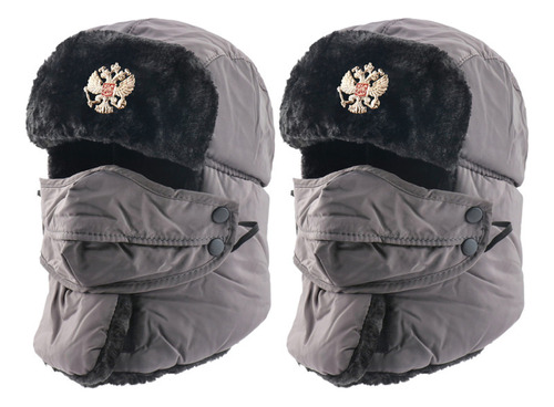 2 Pcs Gorra Rusa Shapka Ushanka (mantener Caliente, Máscara)