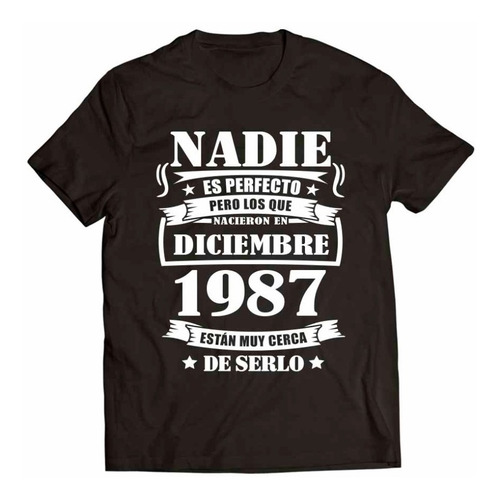 Imagen 4 de 8 de Nadie Es Perfecto / Playera Regalo / Cumpleaños