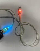 Comprar Cable Cargador Micro Usb Plano Luz Led Samsung Y Otros