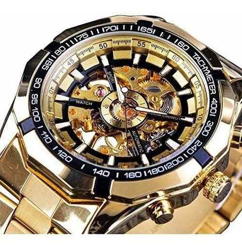 Reloj Hombre Gute Classic X Dial Skeleton Mecanico Automatic