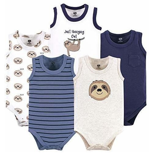 Hudson Bebé Unisex Bebé Algodón Sin Mangas Trajes Gjrnp