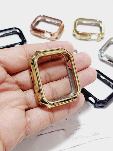 Case Cromado Para Apple Watch - Todas Las Series