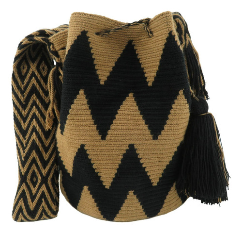 Mochilas Wayuu Para Hombre Colores Tierra Ref.10