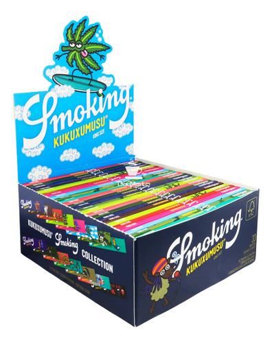 Seda Smoking Kukuxumusu King Size Display 50 Livretos Sem Sabor