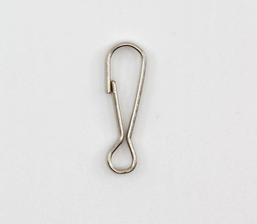 Imagen 3 de 5 de Mosqueton Niquelado Simple + Argolla Sin Fin 20mm Pack 1000u