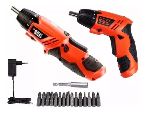 Parafusadeira Kc4815k 4.8v Black&decker Estojo 16 Acessórios