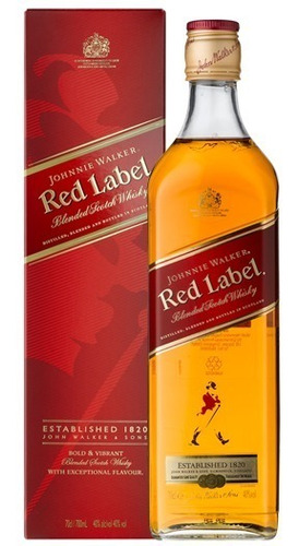 Whisky Johnnie Walker Red Label 750ml X Mayor Nivel Nacional