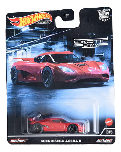 Hot Wheels Koenigsegg Agera R, Envidia Exótica