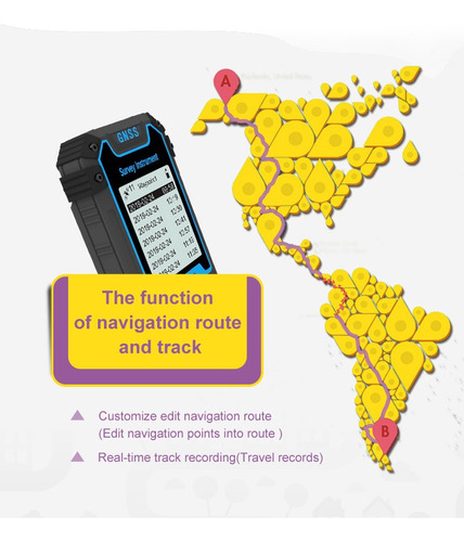 Medidor De Tierra Con Gps, Instrumento De Surver Gnss