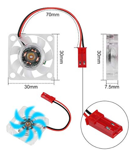 Ventilador Makerfocus Para Raspberry Pi 4, Ventilador De Ref
